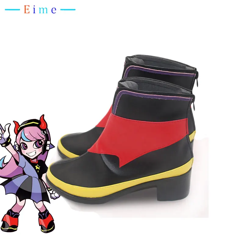 Selly cosplay schoenen PU lederen schoenen Halloween carnaval laarzen rekwisieten op maat gemaakt