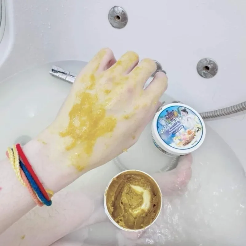 Gentle Exfoliating Thai Scrub - Brightening Body Polish for Pore Cleaning & Dead Skin Exfoliation, Nourishing for Radiant Skin