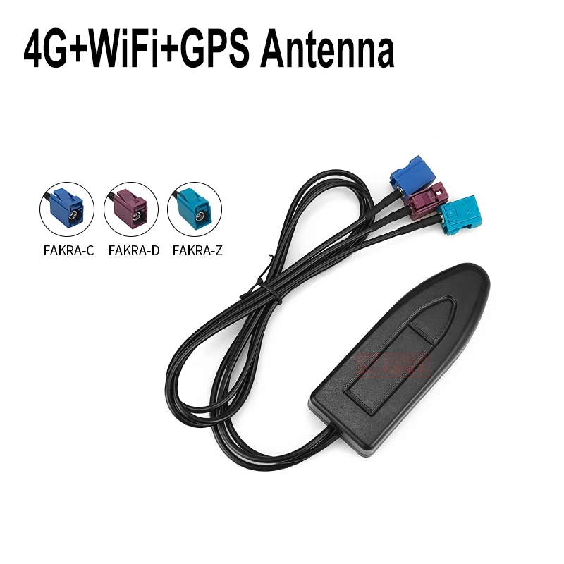 LTE 4G WiFi 2.4Ghz GPS Antenna Three In One Outdoor Waterproof  FAKRA High Gain Long Range Cabinet Aerial