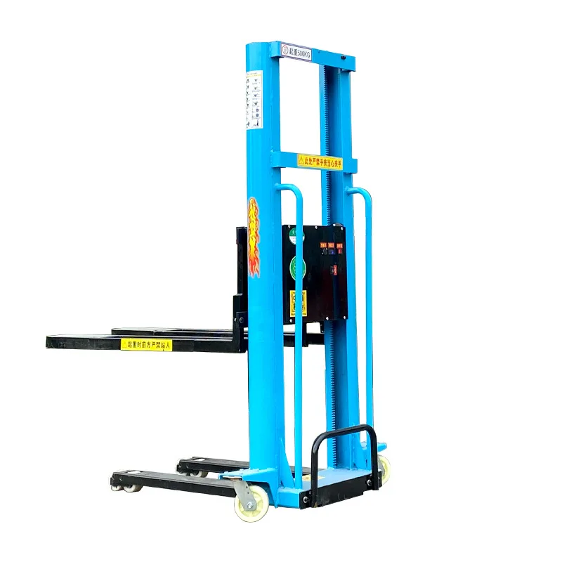LH truck-mounted forklift cargo unloading and hand-pushing magic tool, fully automatic portable handling loader
