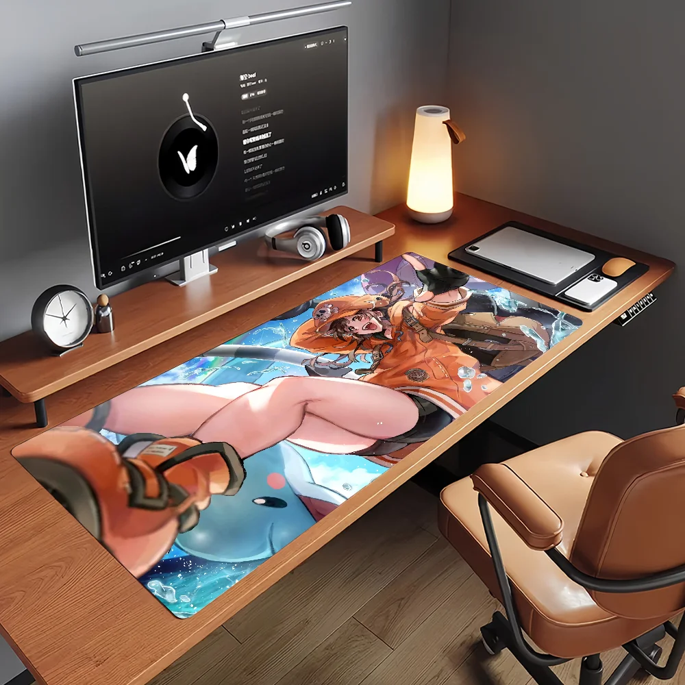 Game G-Guilty G-Gear May Mouse Pad Non-slip Rubber Gamer Balance Computer Mat Decoracion Deskmat Laptop Office Large