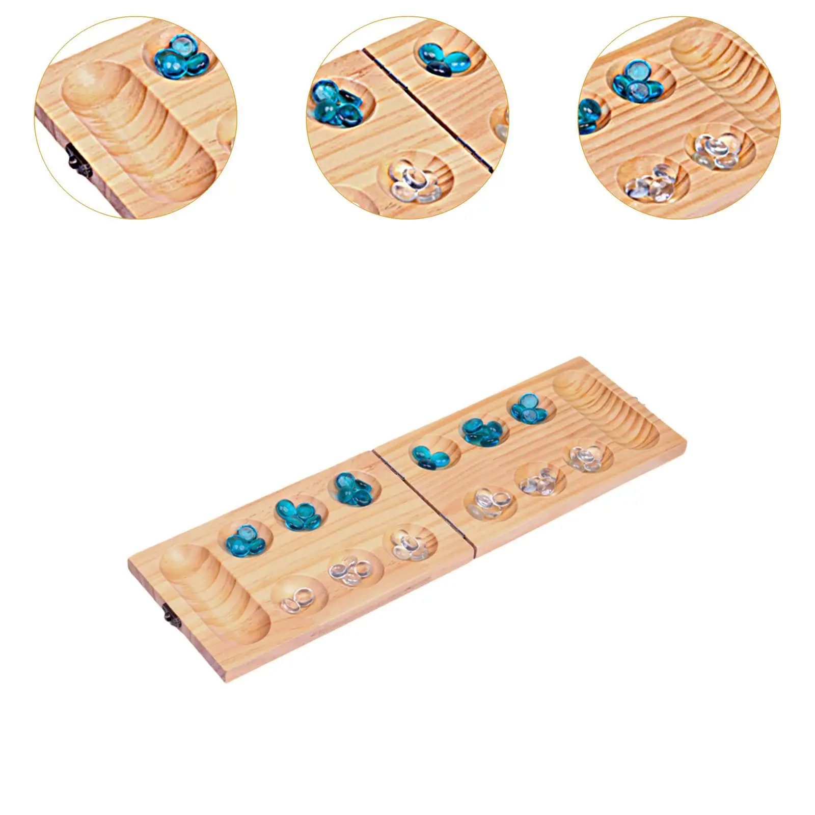 Jeu de société Mancala en bois, perles multicolores pour adultes, fête de divertissement