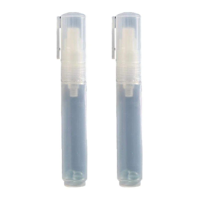 

J0MB 2Pcs Refillable Empty Paint Pen Acrylics Empty Marker 8mm Flat Tip Empty Pen For Painting on Paper Ceramic Metal