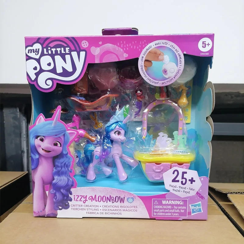 Hasbro My Little Pony Anime Figures Sunny Starscout Izzy Moonbow Doll Model Desktop Decoration Children Gifts