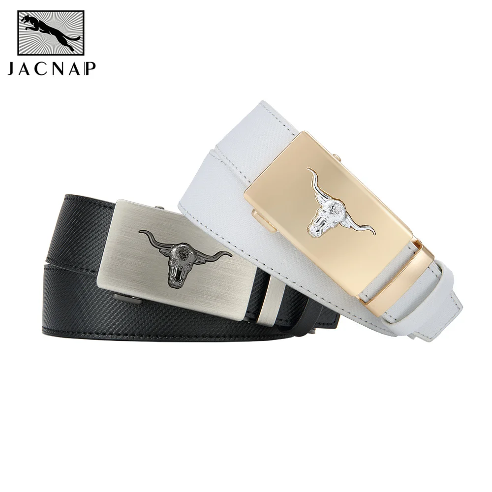 Men's Lychee Grain Genuine Leather Belt, Business Daily Versatile Durable Cowhide Strap For Formal Casual Pants