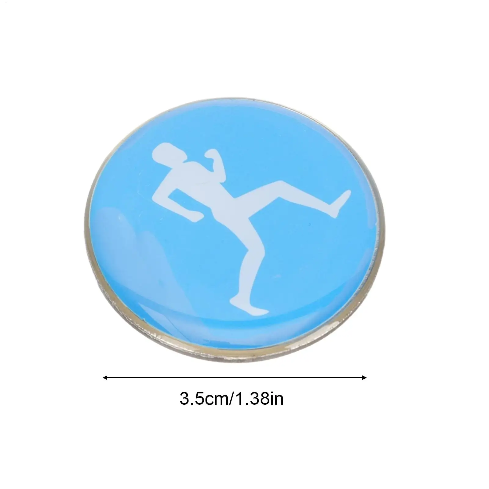 Referee Side Toss Coin Double Face Sports Football Pattern Soccer Volleyball FlipCoin Souvenirs Gift For Kids Adults