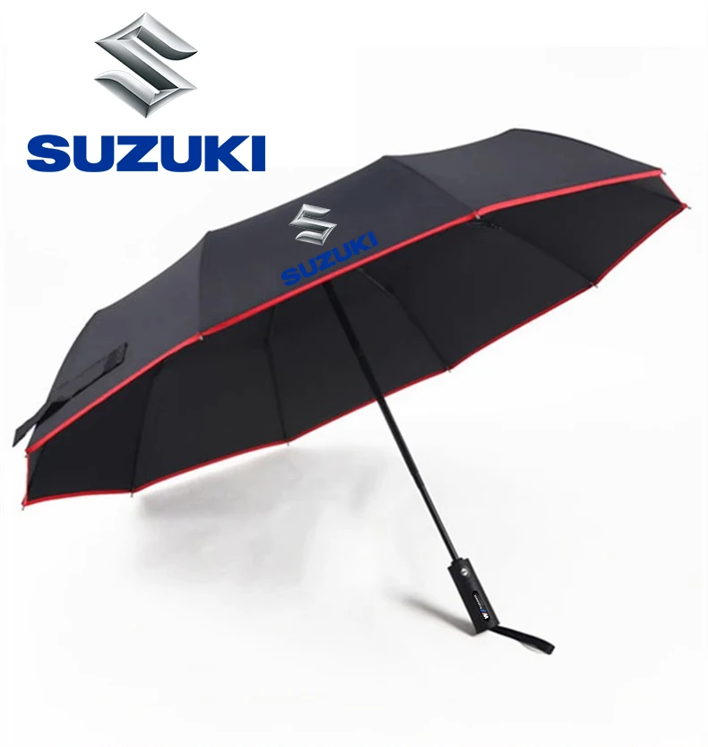 

Suzuki Grand Vitara IGNIS Jimny Ertiga Samurai S-Cross Swift Alto Baleno SX4 Car Automatic Folding Windproof Sunshade Umbrella