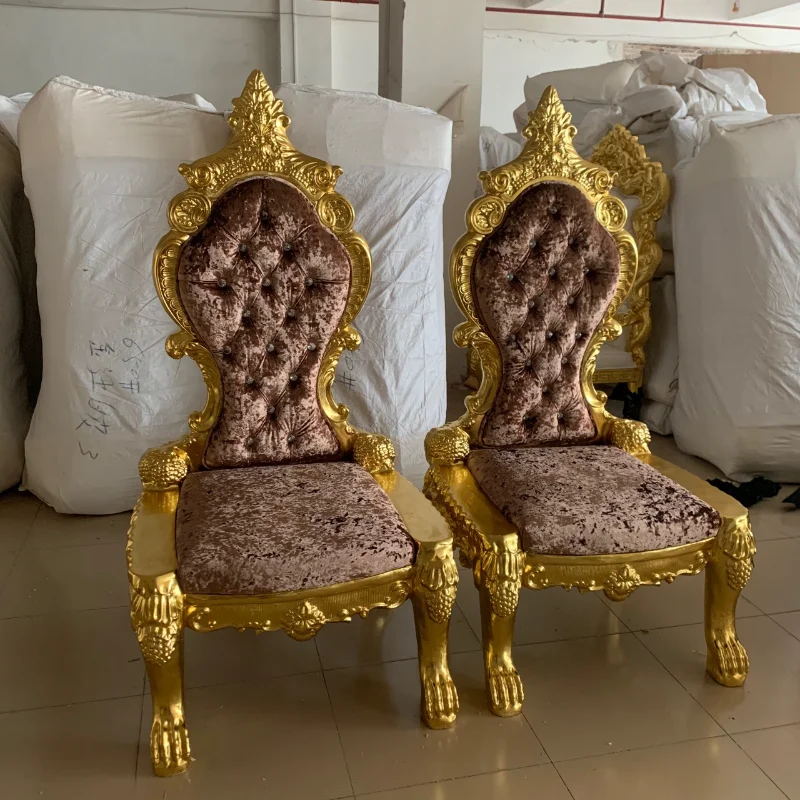 Factory direct sales hotel club decorative chair high back chair, stage image chair no armchair