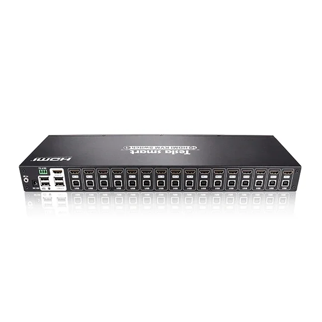 High quality 16 port HDMI USB KVM Switch for pc TV