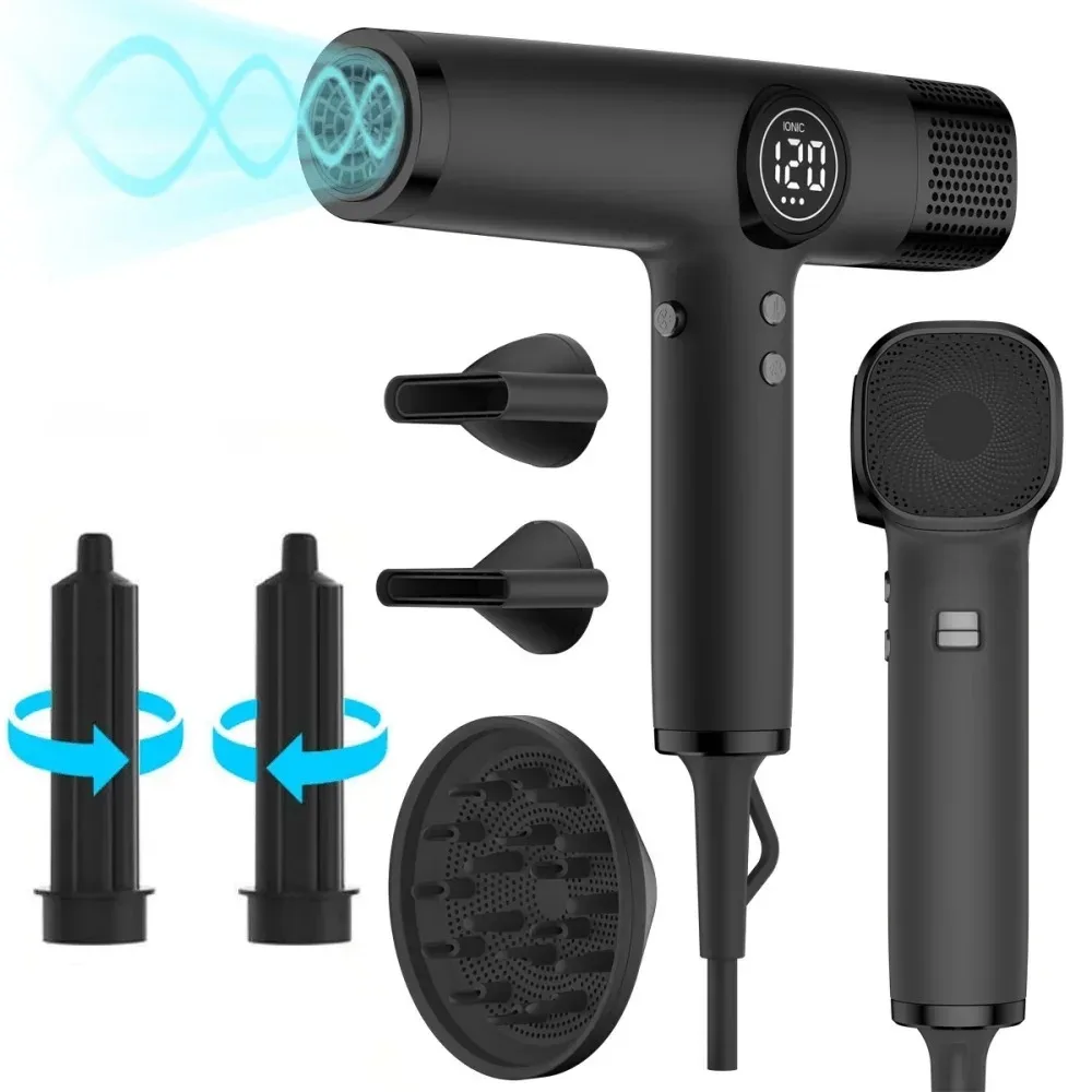 

Профессиональный 1800 Вт мощный бесщеточный салонный/парикмахерский вентилятор для волос, двигатель для фена, высокоскоростной фен с отрицательными ионами, инструменты для укладки волос