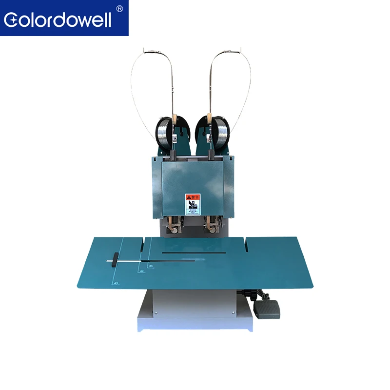 

103 Electric Double Head Heavy Duty Book Binding Machine Electric Wire Stapler for Saddle Stitching