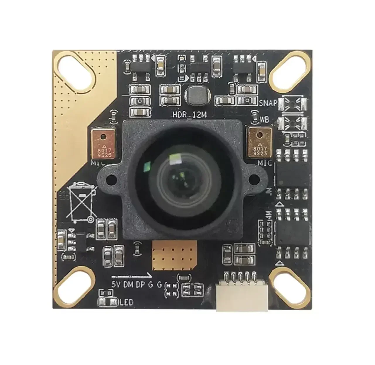 

IMX377 Customized COMS 12MP Support UVC Protocol Mic HDR Face Recognition 1200W 4K Usb Camera Module