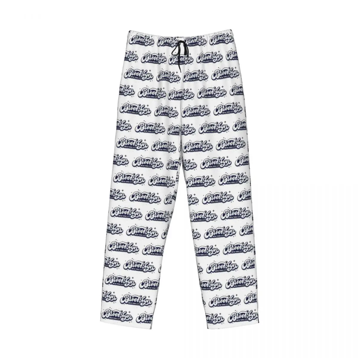 

Custom Brooklyn New York Pajama Pants Men Sleepwear Sleep Lounge Bottoms with Pockets