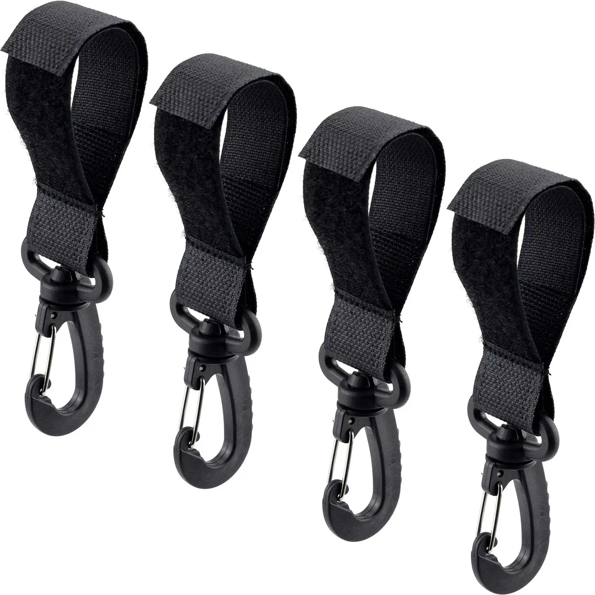Canoe paddle fastening belt, nylon Velcro universal hook, rotatable climbing buckle