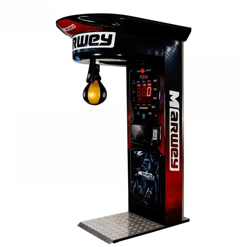 Hot Sale Multifunctional Coin Operated Boxing Punch Machine Indoor Electronic Arcade Boxing Game