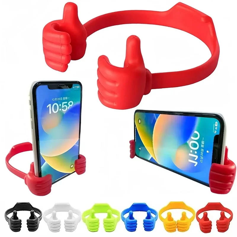 

Портативная подставка для мобильного телефона с большим пальцем вверх, универсальный гибкий кронштейн для планшета для iPhone, Xiaomi, Huawei, iPad, планшета