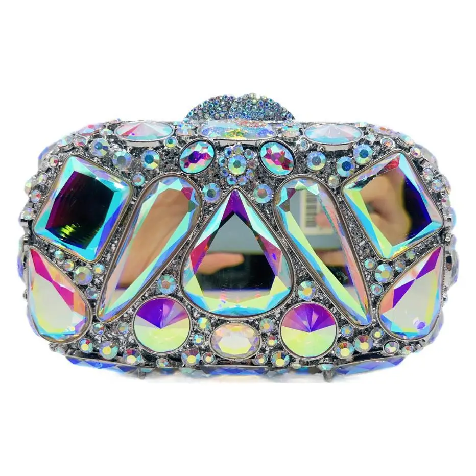 

Stone Clutch New Diamond Dinner Bag Glass Diamond Clutch Banquet Ladies Bag Party Gathering Affordable Glitter Quilted Crossbody