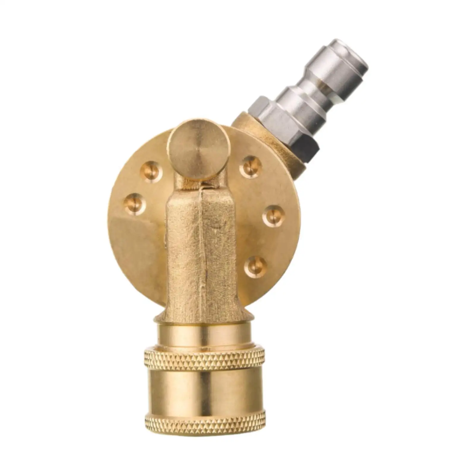 Pressure Washer Pivoting Coupler 12mm Quick Connect for Undercarriage Floors