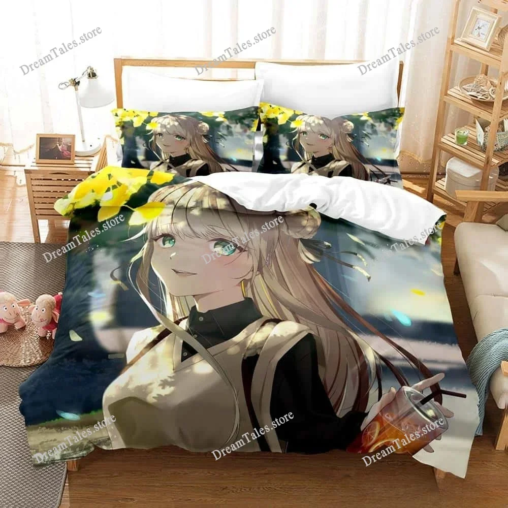 

New Anime Game D4DJ All Mix Bedding Set Single Twin Full Queen King Size Bed Set Adult Kid Bedroom Duvet Cover Sets Home Textile