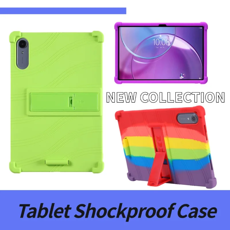 For Lenovo Idea Tab Pro Gen 2 13 Inch Tablet Case,Soft Silicone Adjustable Stand Shockproof Kids Friendly