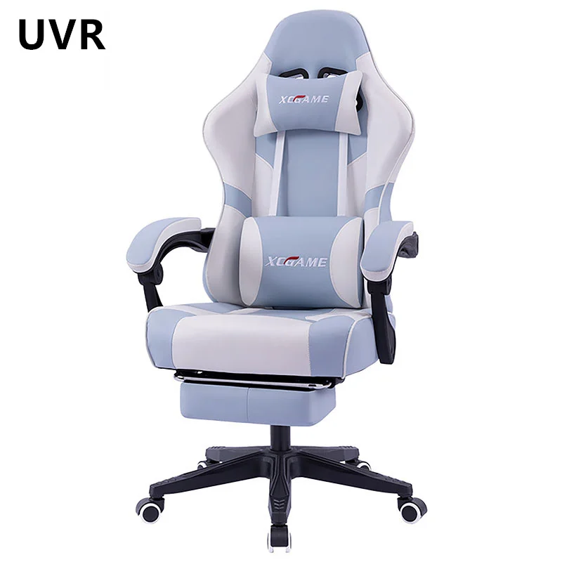 

UVR With Footrest Lift Chair Can Lie Down Office Chair LOL Internet Cafe Racing Chair Professional WCG Gaming Chair Safe Durable