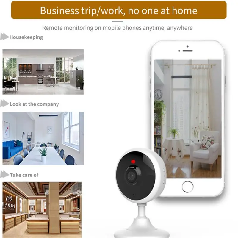 

128/64G 2MP WiFi Camera Smart Home Indoor Wireless IP Surveillance Camera AI Detect Automatic Tracking Security Baby Monitor US