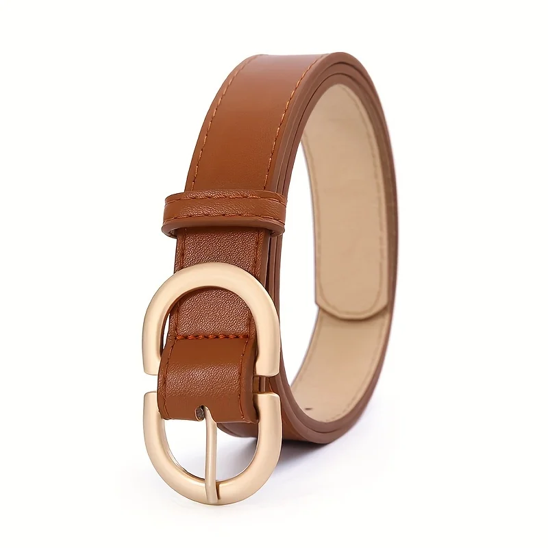 حزام نسائي جديد، حزام سروال من الدنيم، النسخة الكورية، حزام متعدد الاستخدامات وبسيط للنساء