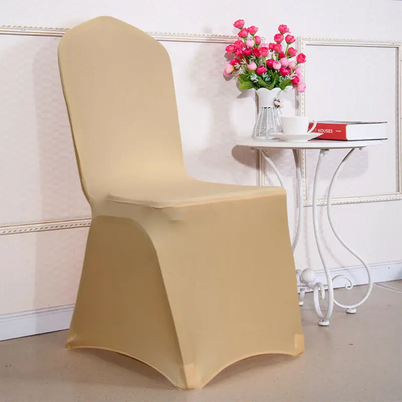 Housses de Chaise Universelles en IQUE dex Épais, Accessoire de Décoration pour ixde Mariage et Banquet, Disponible en 12 Couleurs