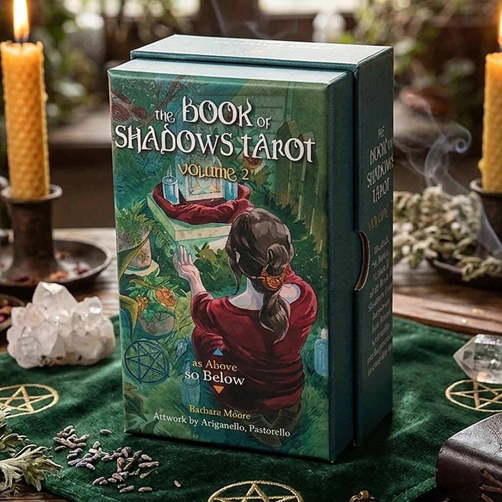 Tarô Livro das Sombras Volume 2: So Below – Baralho de Tarô Wiccano Moderno, 78 Cartas para Magia do Dia a Dia, 12*7cm Embalado em Caixa Rígida
