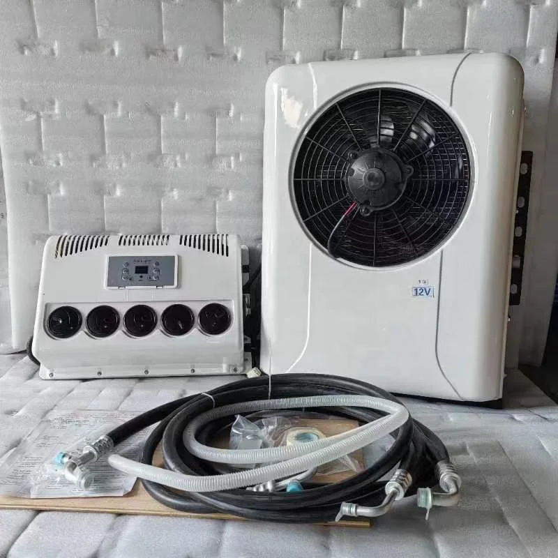 المصنع مباشرة شاحنة كهربائية التدفئة والتبريد مكيف هواء السيارة العالمي الكهربائية RV مكيف الهواء