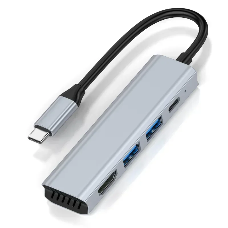 Док-концентратор Type-c + USB3.0 + USB2.0 + Pd Концентратор «четыре в одном» 4k подходит для Macbook USB-док-станции для ноутбука Адаптер