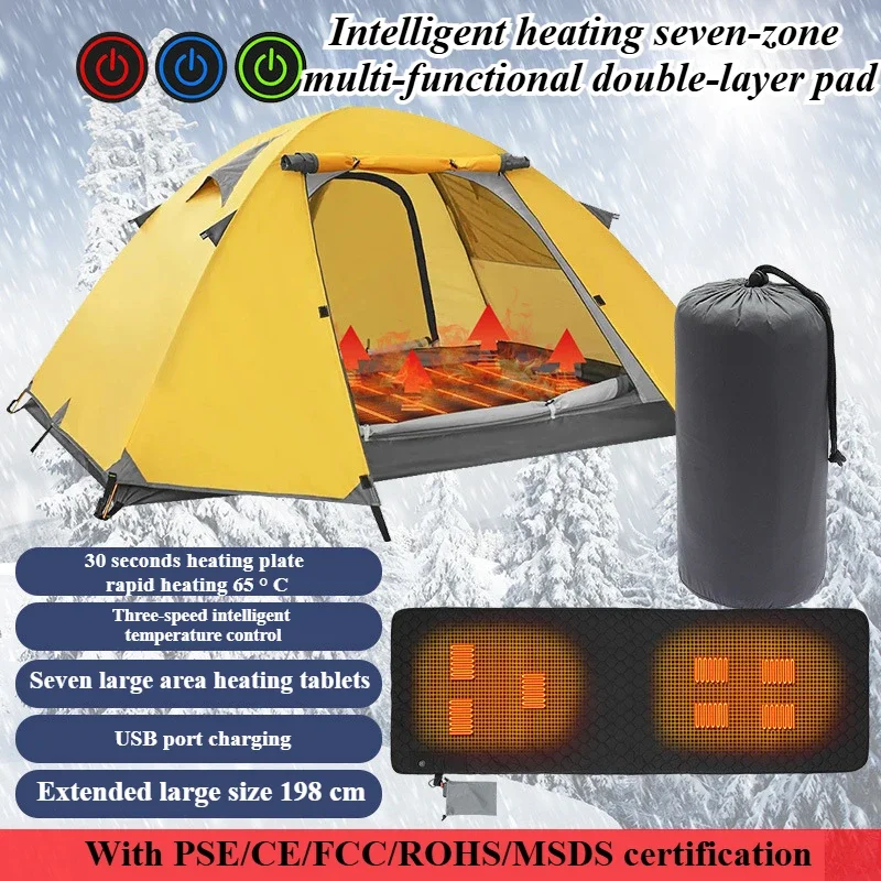 Winter leg warmer foot warmer intelligent heating pad camping portable heating pad