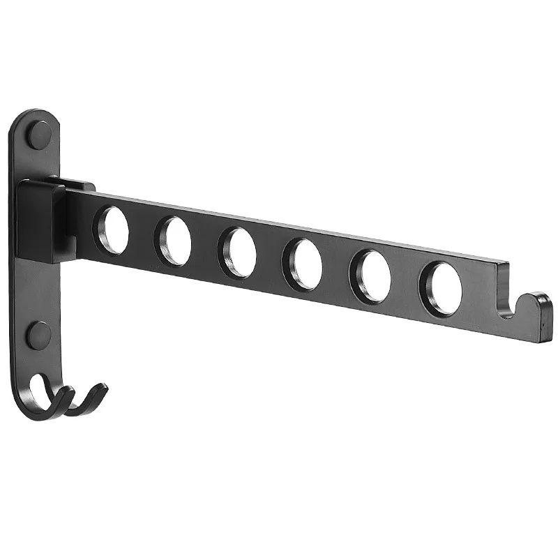 Duvar asılı monte kurutma raf ev balkon uzay tasarrufu katlanır elbise askısı otel geri çekilebilir kapalı ve açık kurutma kutup