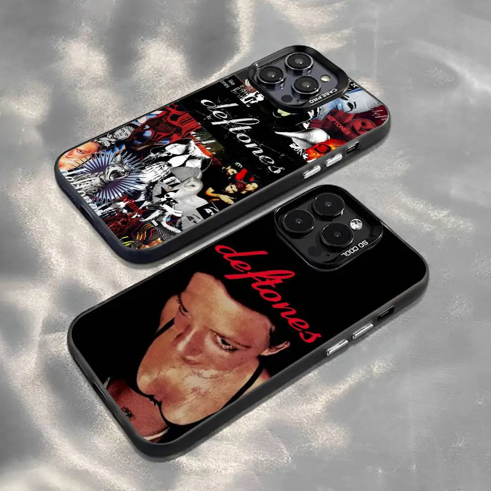 

R-Rock B-Band D-Deftones Phone Case For iPhone 17,16,15,14,13,12,11 Plus,Pro Max,XS,Colorful Silver Black Cover