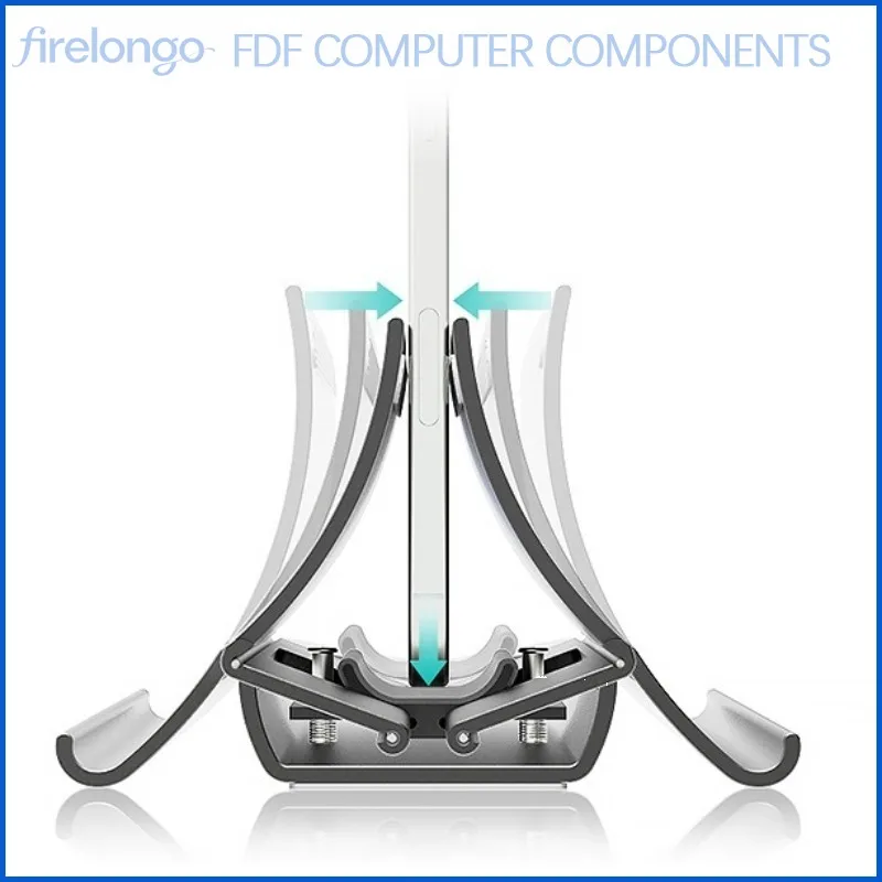 Laptop Vertical Stand Gravity Storage Rack Upright Desktop Holder Base Cooling Support Shelf for Tablet Notebook Placement