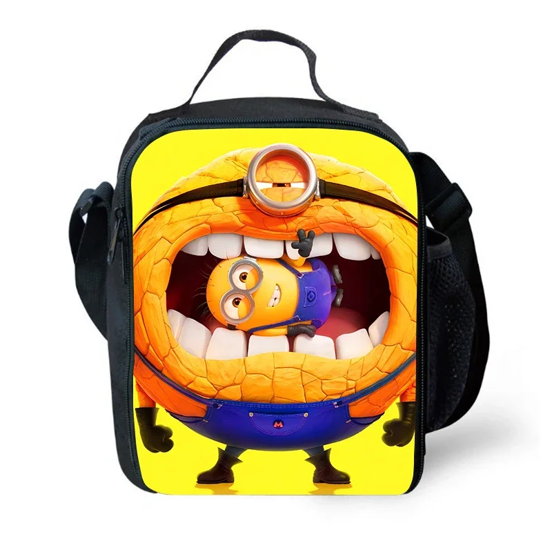 Cartoon School Bags for Boys Girls ,Cartoon Lunch Bags for School ,Anime Prints Child Picnic Bags ,Kids Cooler Bags for School