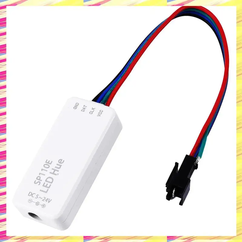 

ABJJ 5X WS2812B SK6812RGB SK6812RGBW Bluetooth SP110E Мини-контроллер, поддержка ВСЕХ светодиодных лент/модулей света/панели/строки