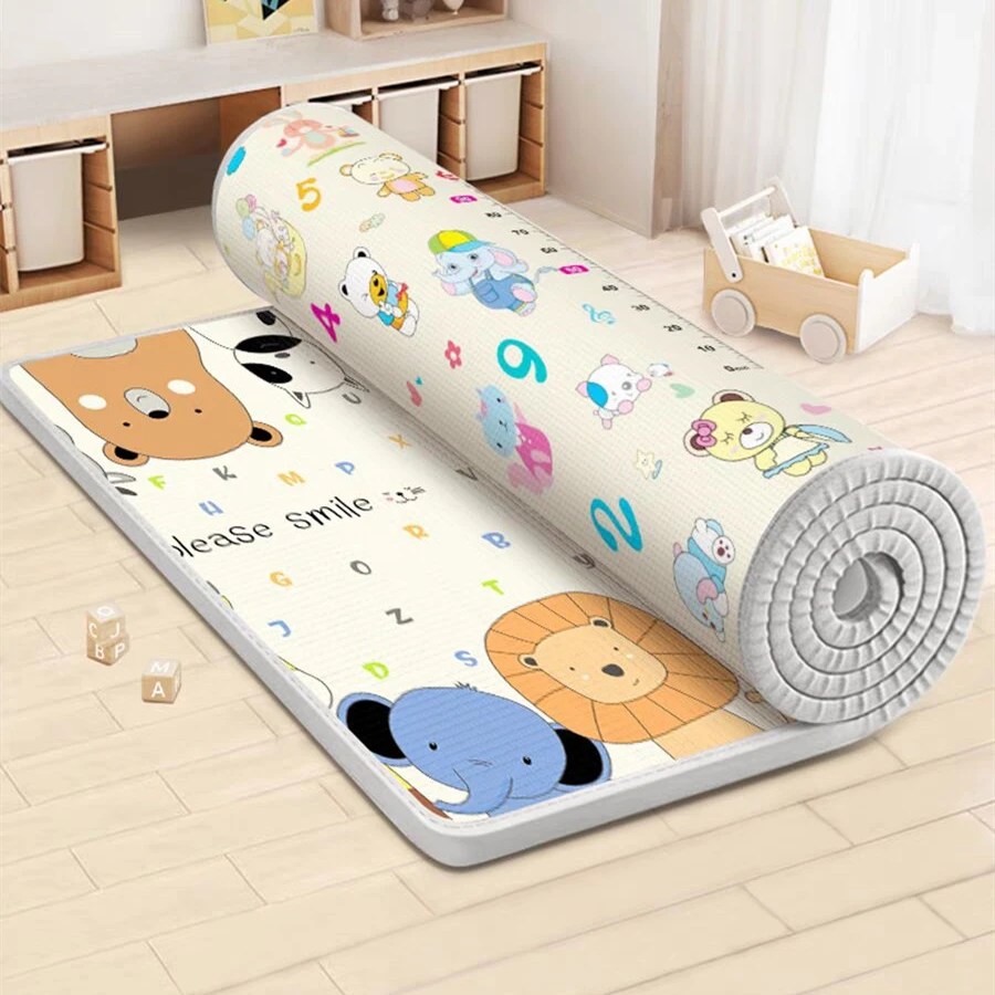 2024 New Thick 1cm Lion Giraffe Baby Play Mat Puzzle Children's Mat Baby Climbing Pad Kids Rug Baby Games Mats Toys for Children