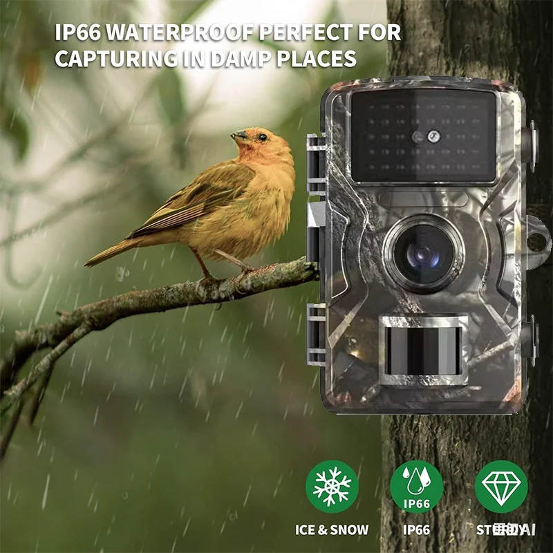 Professional Hunting Trail Camera 1080P Videos Ultra Clear Infrared Night Vision Outdoor Motion Activated Trail Game Cam Hunting