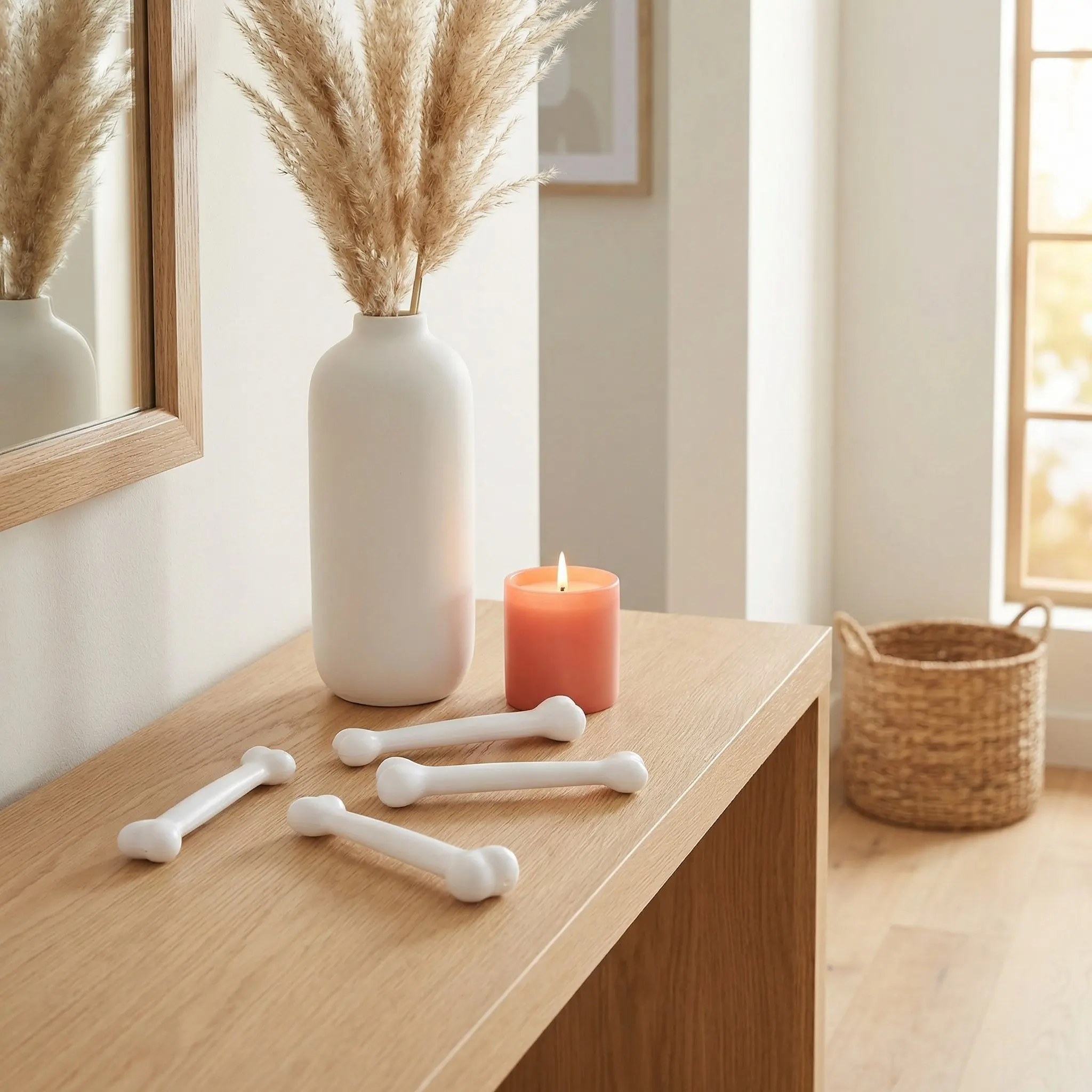 

Набор из 4 пластиковых имитаций человеческих костей: аксессуары для костюмов, реквизит для Хэллоуина, украшения для вечеринок, пластиковые поделки для детей и взрослых