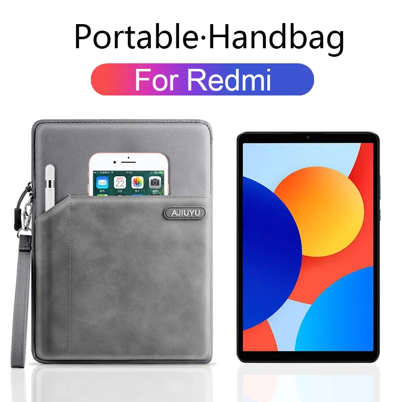Tablet Universal Soft Liner Sleeve Pouch Bag For Xiaomi Redmi Pad SE 8.7 11 Inch Case Cover For Mi Pad 5 6 Pro 11