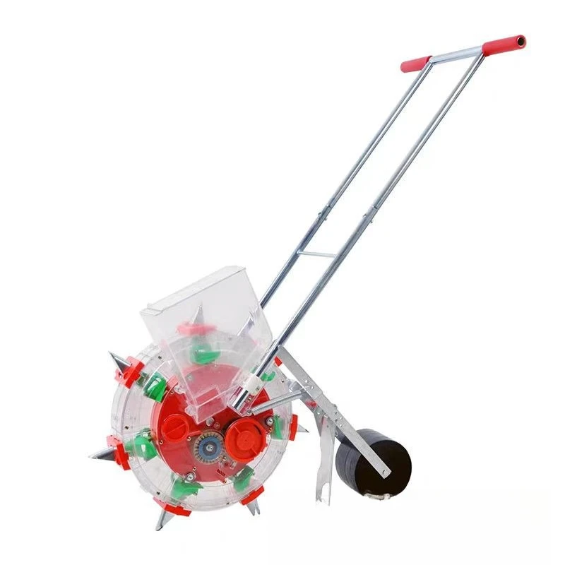 Hand push roller seeder Fertilization and sowing dual-purpose precise planting