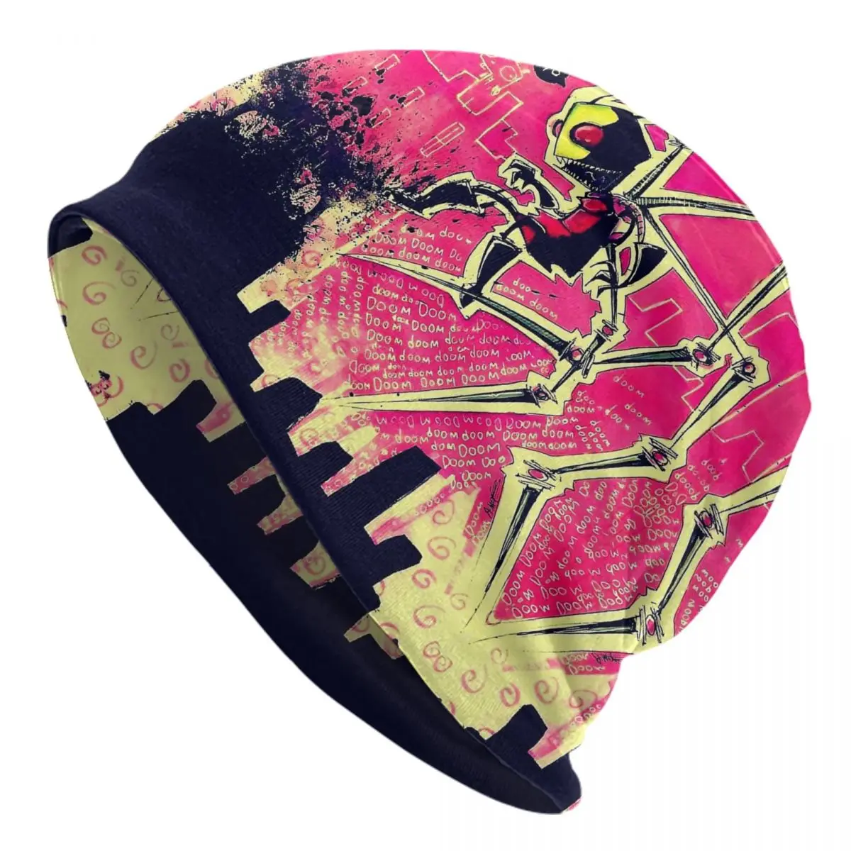 Custom I-Invaders Z-Zims Cartoons Bonnet Hats Knit Hat For Men Women Autumn Winter Warm Skullies Beanies Caps