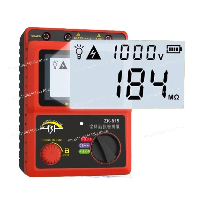 Paint Resistance Tester (Probe ZK-815) - Solvent Resistance Coating Tester & Water/Oil Conductivity Meter