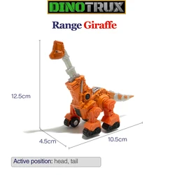 SKYA-Mini camion dinosaure en plastique pour enfants, modèles de voiture Dinotrux, jouets cadeaux, nouveau, 1:64