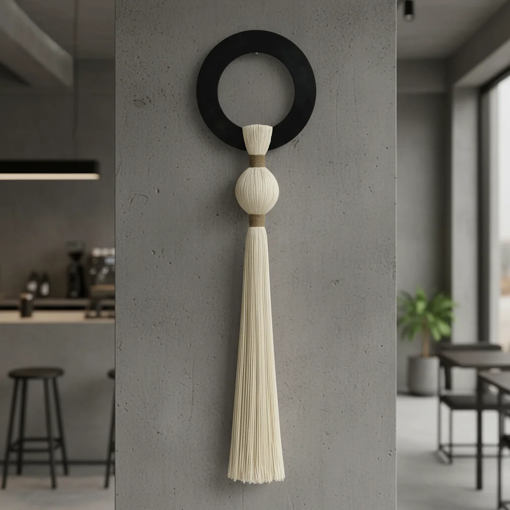 #￥Fringe Trimming Recycled Cotton Art Deco Vertical Macrame DIY Kit for Wedding and Hotel Mothers Day Anniversary Gift