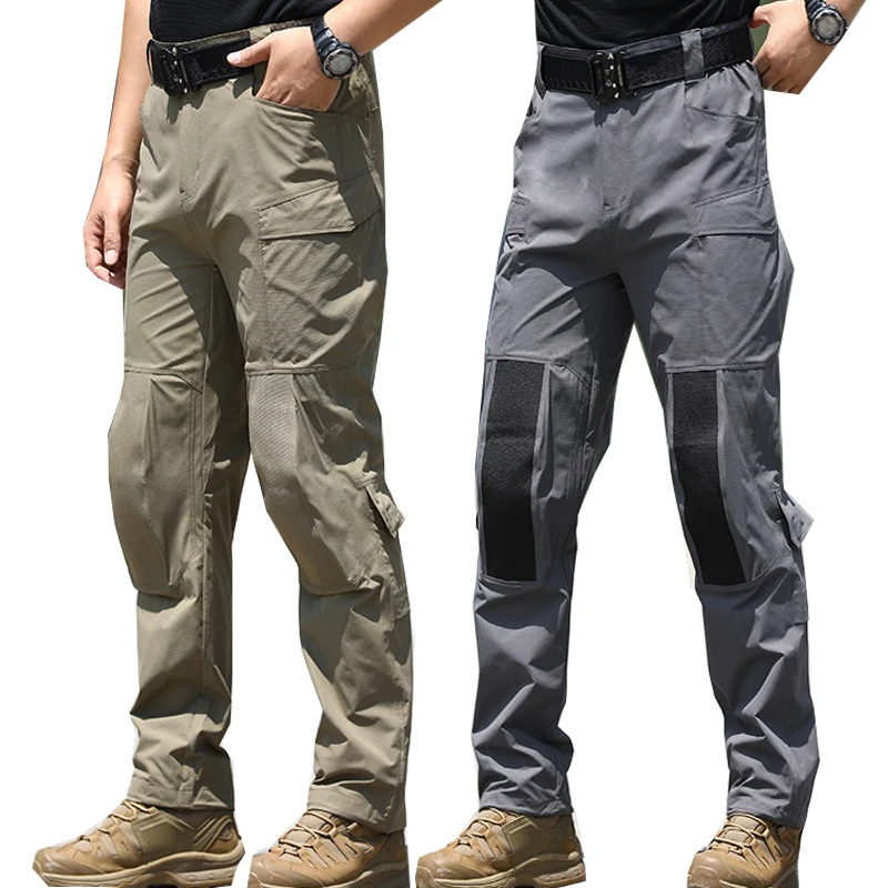 

Men's Combat Tactical Cargo Pants Camouflage Multi-pocket Training Work Trousers Quick Dry Outdoor Hunting Hiking Tactical Pants