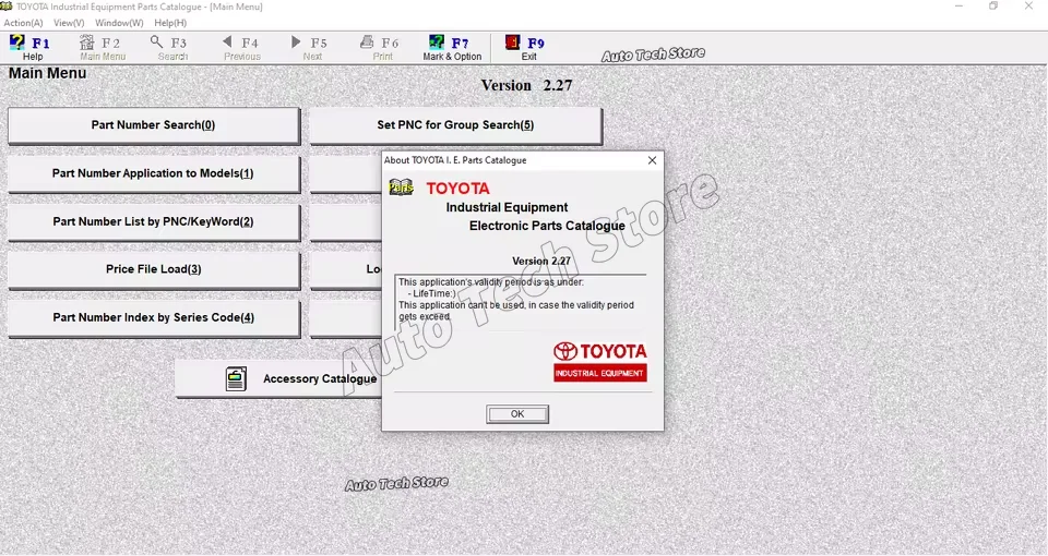 For TOYOTA Industrial Equipment Parts Catalog EPC V2.27 [09.2020] Automobiles Car Repair Tool Diagnostic Tools Software