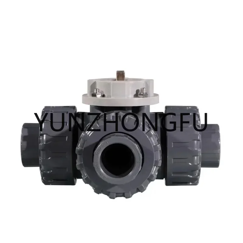 Electric Water treatment Control plastic upvc 2 inch 4 inch three 3 way Pool 110v 120V AC Motorized Ball Valve for water pipe