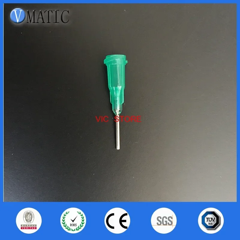 Free Shipping High BestSelling 100Pcs/Bag 18G Green Color Dispensing Needles Stainless Steel Tips 1/2 Inch